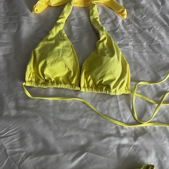 WORN ONCE Salero Swim Yellow Curtain Cheeky Bikini Bottom from Pacsun - Picture 5 of 8